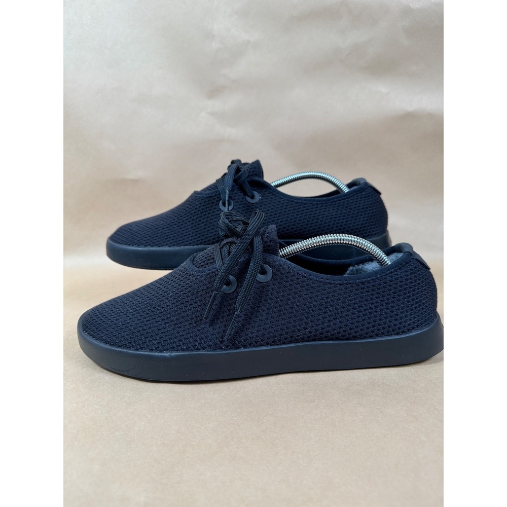 Allbirds Tree Skippers Jet Black Eucalyptus Fiber Low Top Sneakers Mens 11